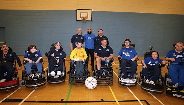 Everton wheelchair team